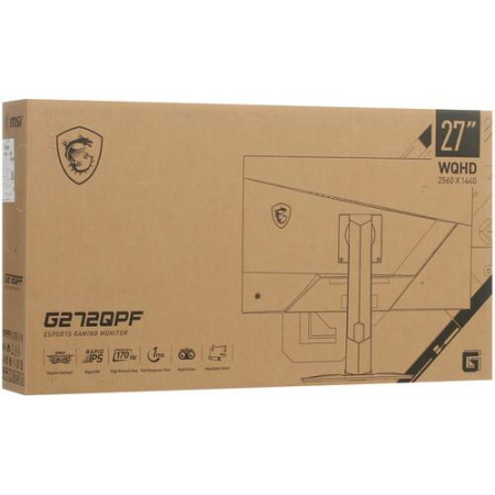 27" Монитор MSI G272QPF черный