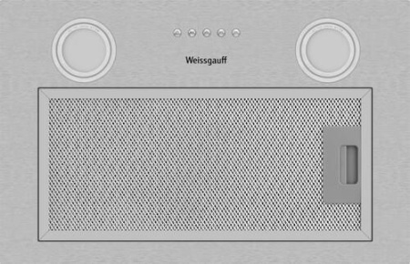 Вытяжка полновстраиваемая Weissgauff BOX 455 Inox серый