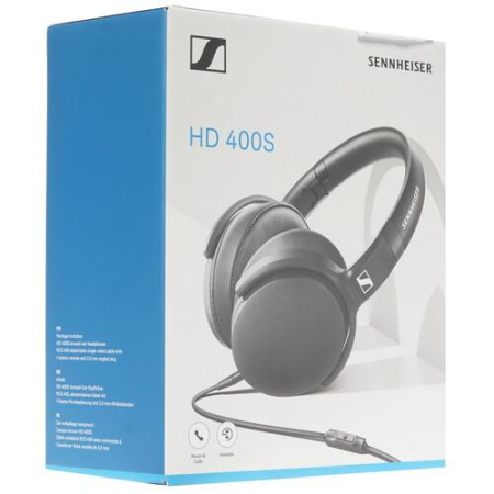 Проводные наушники Sennheiser HD 400S  черный 2019