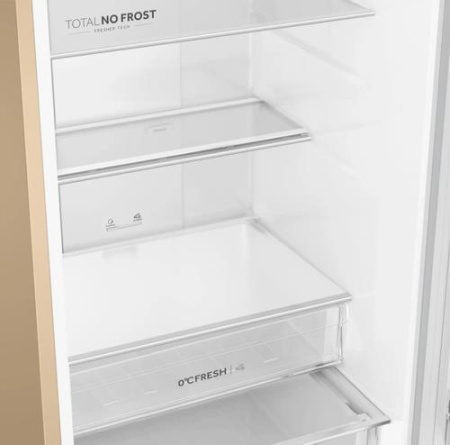 Холодильник с морозильником   Haier CEF536CGG золотистый
