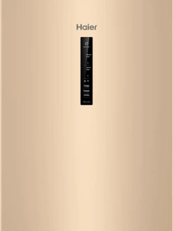 Холодильник с морозильником   Haier CEF536CGG золотистый