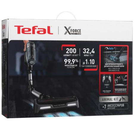 Вертикальный пылесос  Tefal TY99A8WO  черный