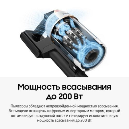 Вертикальный пылесос  Samsung VS20B75ADR5/EV  черный