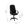 Кресло Фабрикант Биг 4610018461326 ткань черный