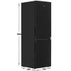Холодильник с морозильником   Haier C4F637CBFRGU1 черный
