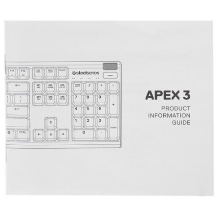Клавиатура  проводная SteelSeries Apex 3