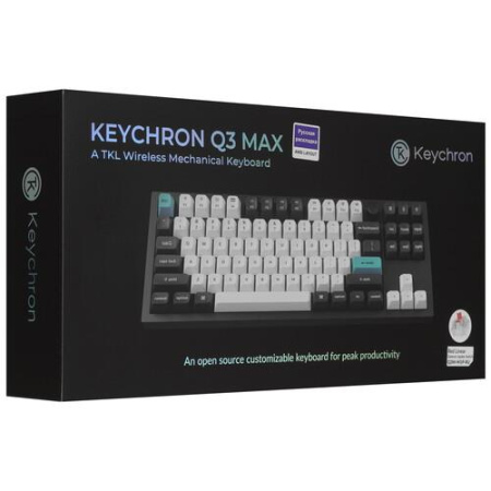 Клавиатура  проводная + беспроводная Keychron Q3 Max