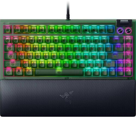 Клавиатура  проводная Razer BlackWidow V4 75% - Phantom Edition