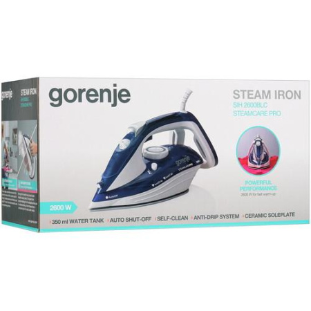 Утюг Gorenje SIH2600BLC синий