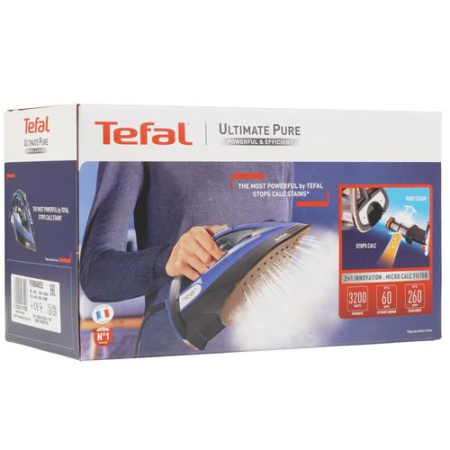 Утюг Tefal Ultimate Pure FV9848E0 синий