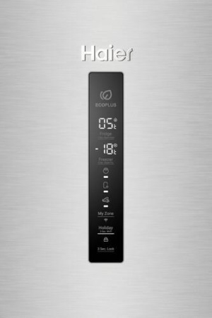 Холодильник с морозильником   Haier C4F640CXU1 серебристый