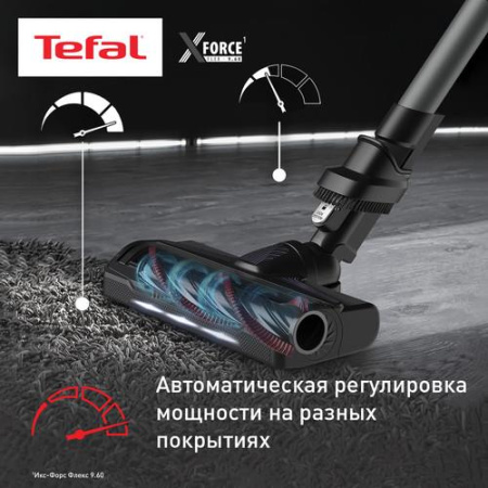 Вертикальный пылесос  Tefal TY2038WO  черный