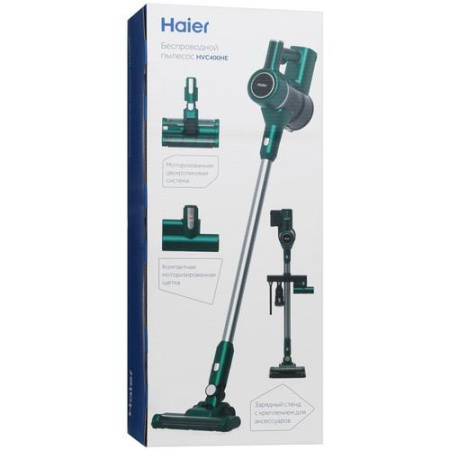 Вертикальный пылесос  Haier HVC400HE  зеленый
