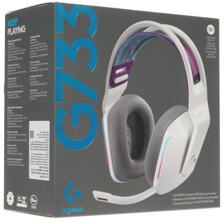 Беспроводные наушники Logitech G733  белый 2021