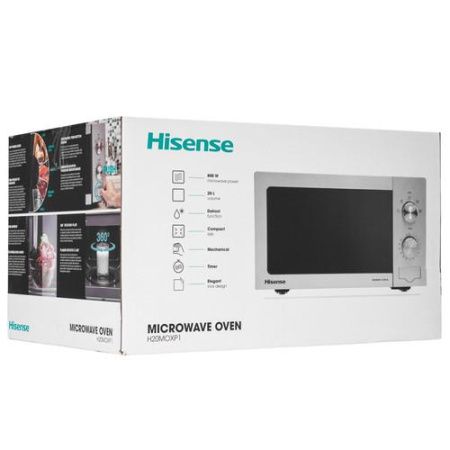 Микроволновая печь Hisense H20MOXP1 серебристый