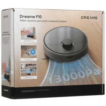 Робот-пылесос Dreame F10 черный