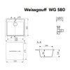 Мойка Weissgauff WG 58007 Deep Black