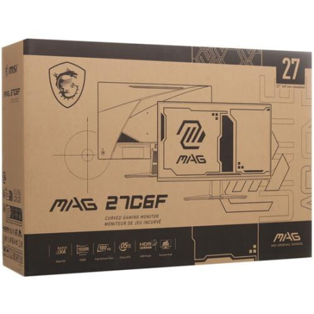 27" Монитор MSI MAG 27C6F черный