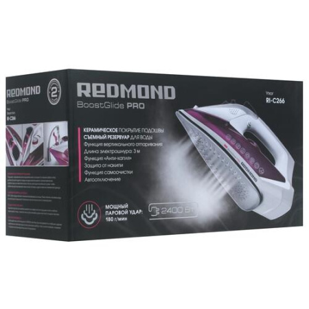 Утюг REDMOND RI-C266 розовый