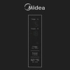 Холодильник с морозильником   Midea MDRB470MIE22OM черный