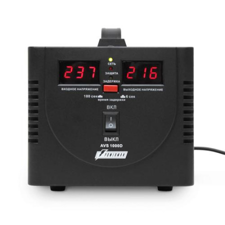 Стабилизатор напряжения Powerman AVS 1000D Black