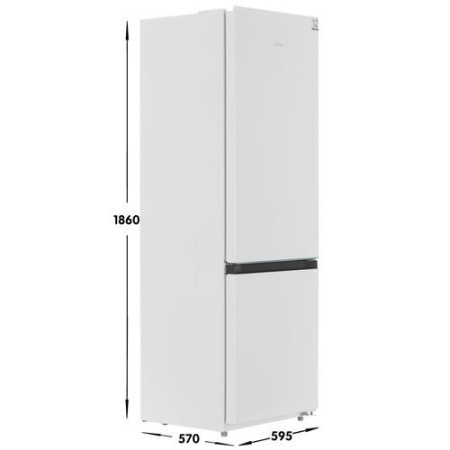 Холодильник с морозильником   Midea MDRB458FGF01IDM белый