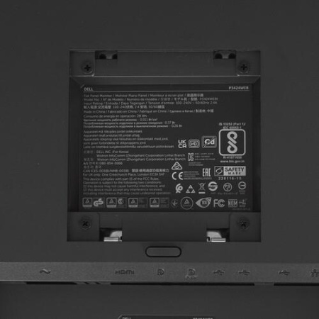 34" Монитор Dell P3424WEB черный