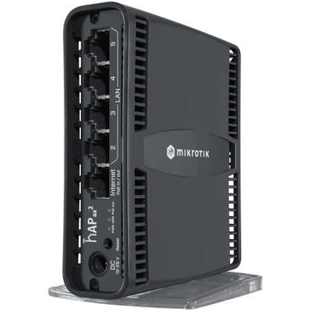 Роутер MikroTik hAP (C52iG-5HaxD2HaxD-TC)