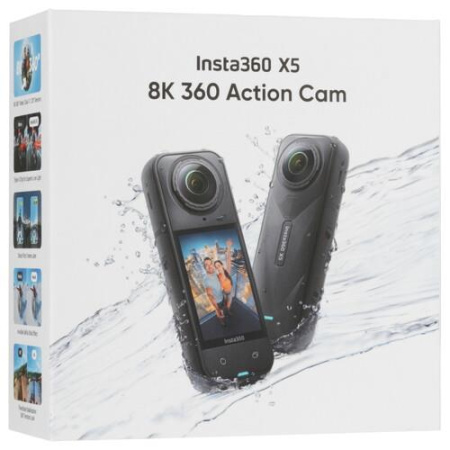 Экшн-камера Insta360 X5 черный