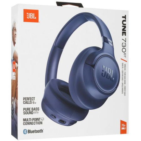 Беспроводные наушники JBL Tune 730BT  синий 2025