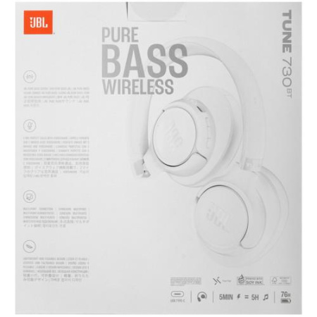 Беспроводные наушники JBL Tune 730BT  белый 2025