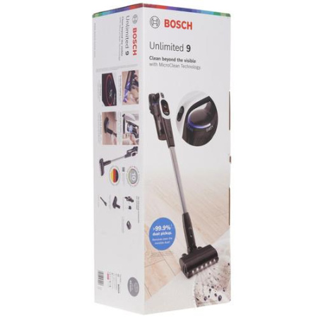 Вертикальный пылесос  Bosch BCS931WBA  серый