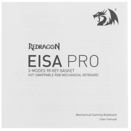 Клавиатура  проводная + беспроводная Redragon Eisa Pro