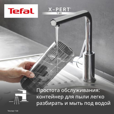 Вертикальный пылесос  Tefal TY6А31WO  фиолетовый
