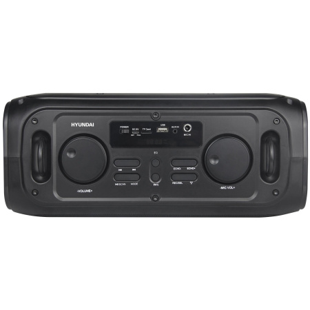 Портативная колонка Hyundai H-PS1030 черный/черный