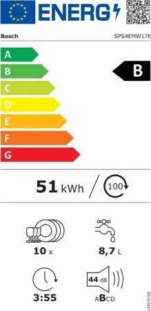 Посудомоечная машина Bosch SPS4EMW17E