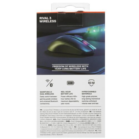 Мышь беспроводная SteelSeries Rival 3 [62521] черный