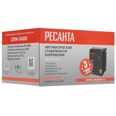 Стабилизатор напряжения Ресанта СПН-5400