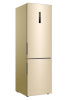 Холодильник с морозильником   Haier C4F640CGGU1 золотистый