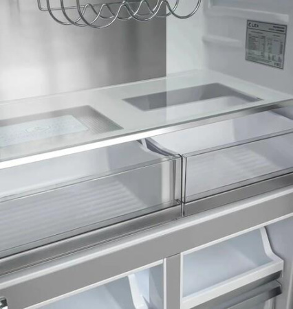 Холодильник многодверный   LEX LCD505SSGID серый