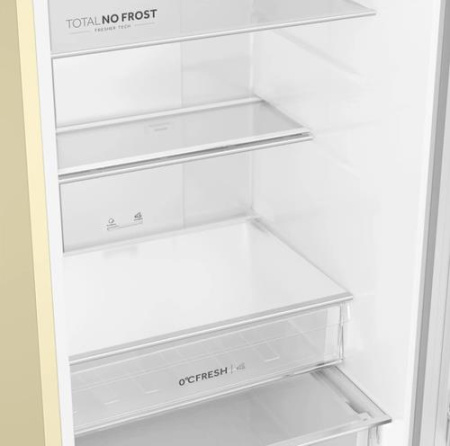 Холодильник с морозильником   Haier CEF536CCG бежевый
