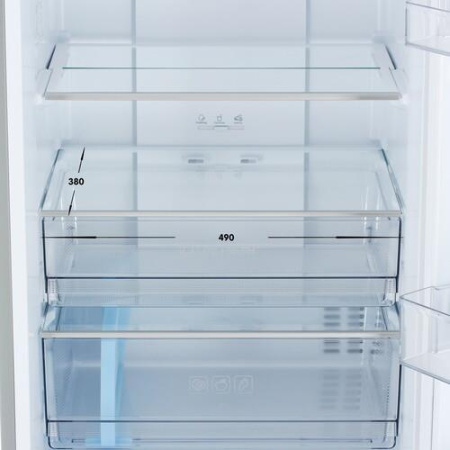 Холодильник с морозильником   Haier C2F637CFMVU1 серебристый
