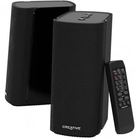 Колонки Creative T100 2.0 черный 40Вт