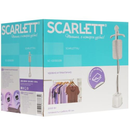 Отпариватель Scarlett SC-GS130S39 белый
