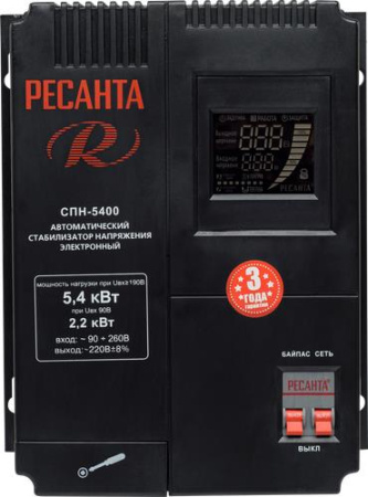 Стабилизатор напряжения Ресанта СПН-5400