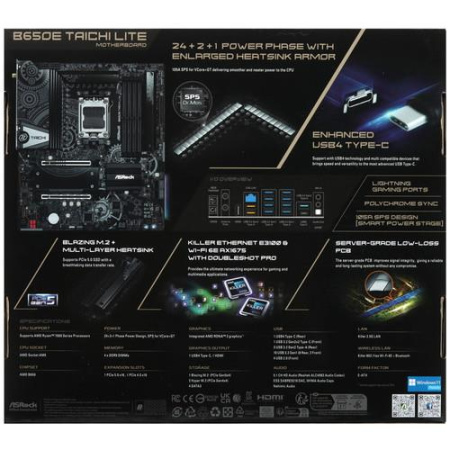 Материнская плата ASRock B650E Taichi Lite