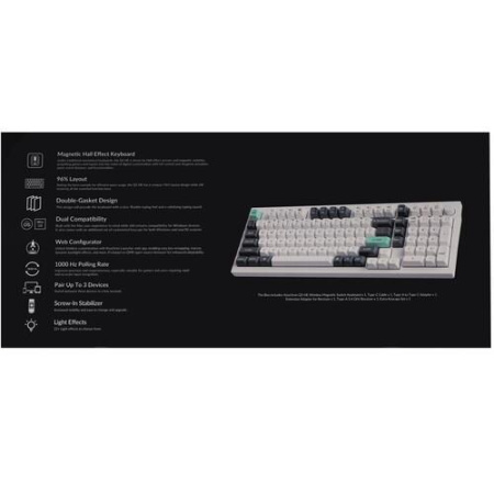 Клавиатура  проводная + беспроводная Keychron Q5 HE