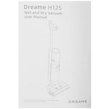 Вертикальный пылесос моющий Dreame H12S  черный