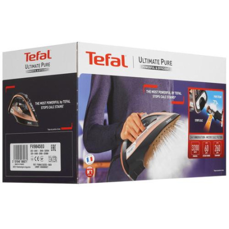 Утюг Tefal Ultimate Pure FV9845E0 розовый