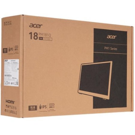 17.3" Монитор Acer PM181QAbmiux черный
